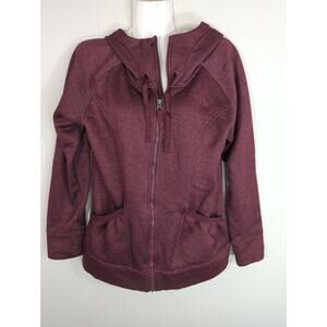 The North Face Mattea Parka Fig Heather Hooded Full Zip Jacket Women's MED